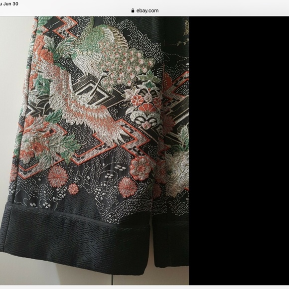 Camilla Midnight Moonchild Jacquard Trousers, size S, 16/55 edition Black Crane - Picture 3 of 12